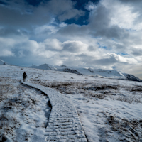 Icelandic mountain path